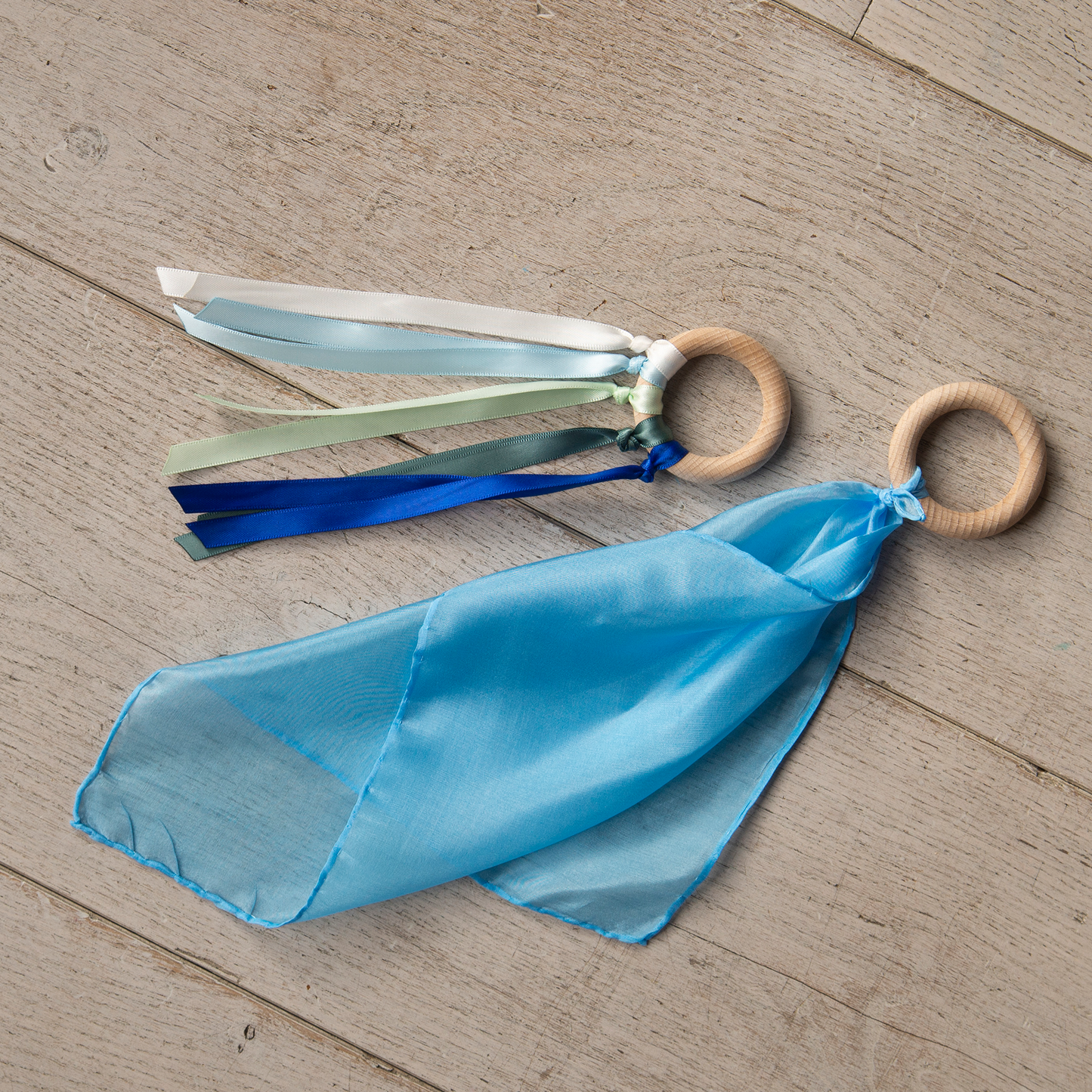 Baby handvlieger groen/blauw