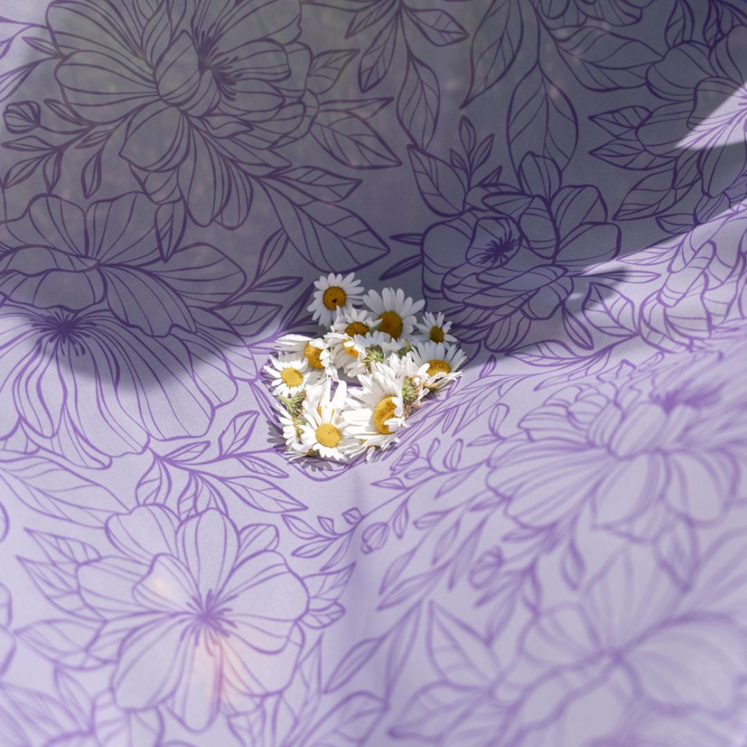 Playcycle speeldoek groot - 95cm - Botanicals Mintgroen