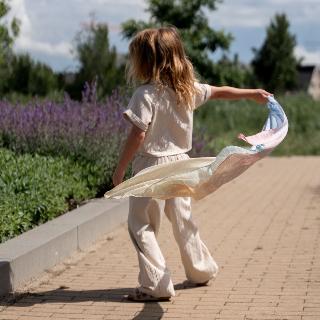 Playcycle speeldoek groot - 95cm - Botanicals Lila