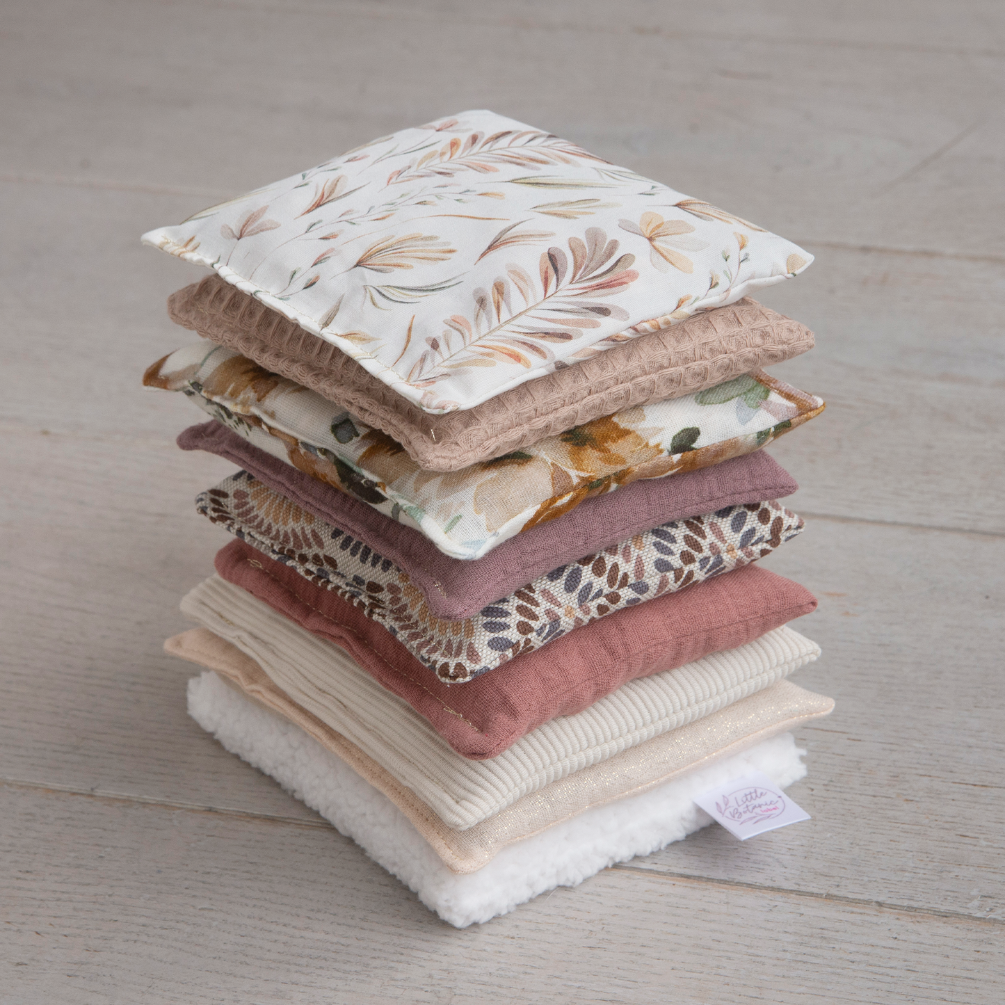 Sensorische pittenzakjes XL - Nature - 9 stuks