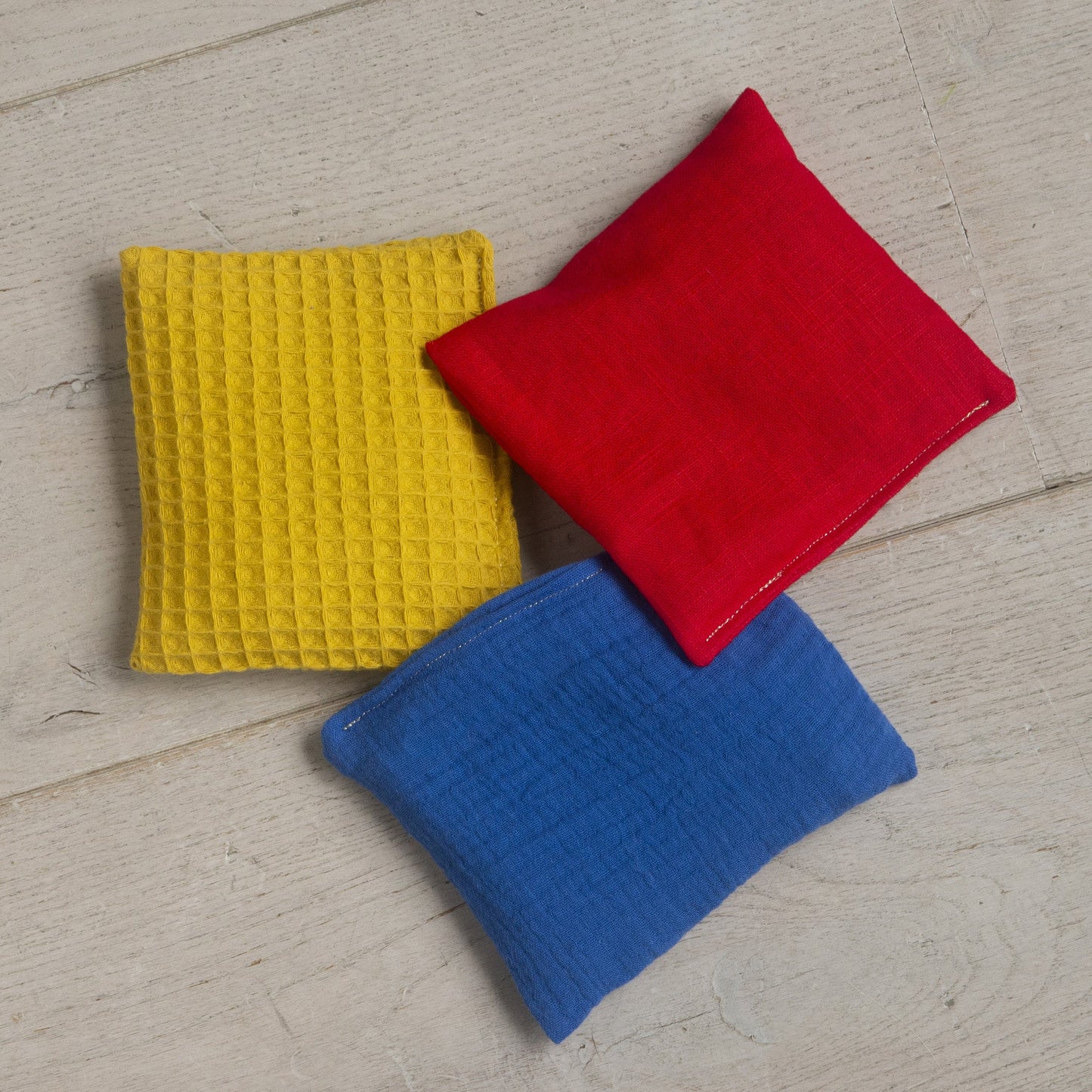 Sensorische pittenzakjes mini - Regenboog - 3 stuks