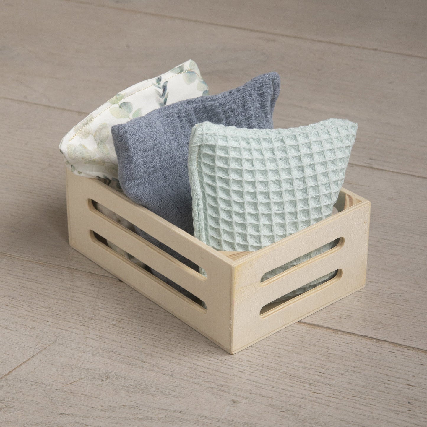 pittenzakjes in bakje