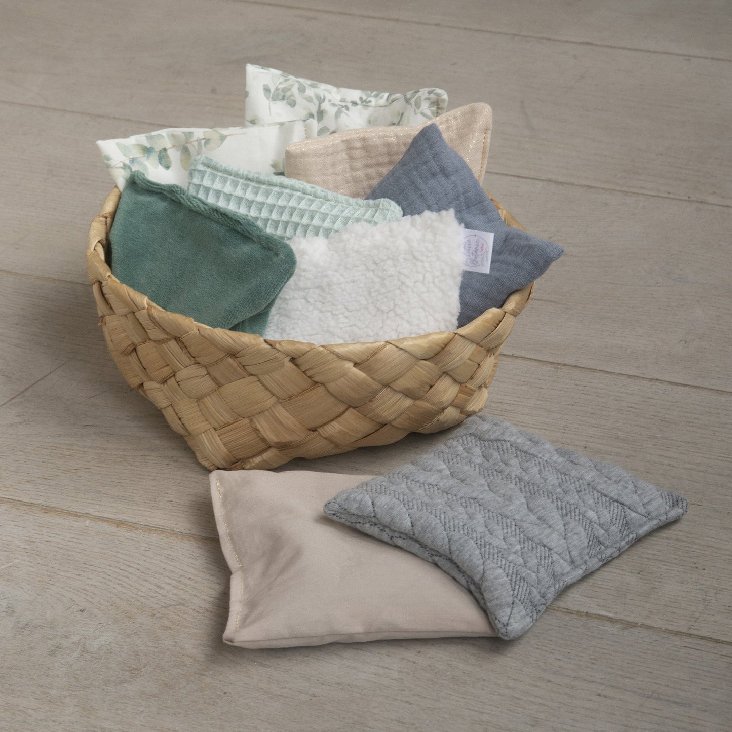 Sensorische pittenzakjes XL - Jeans - 9 stuks