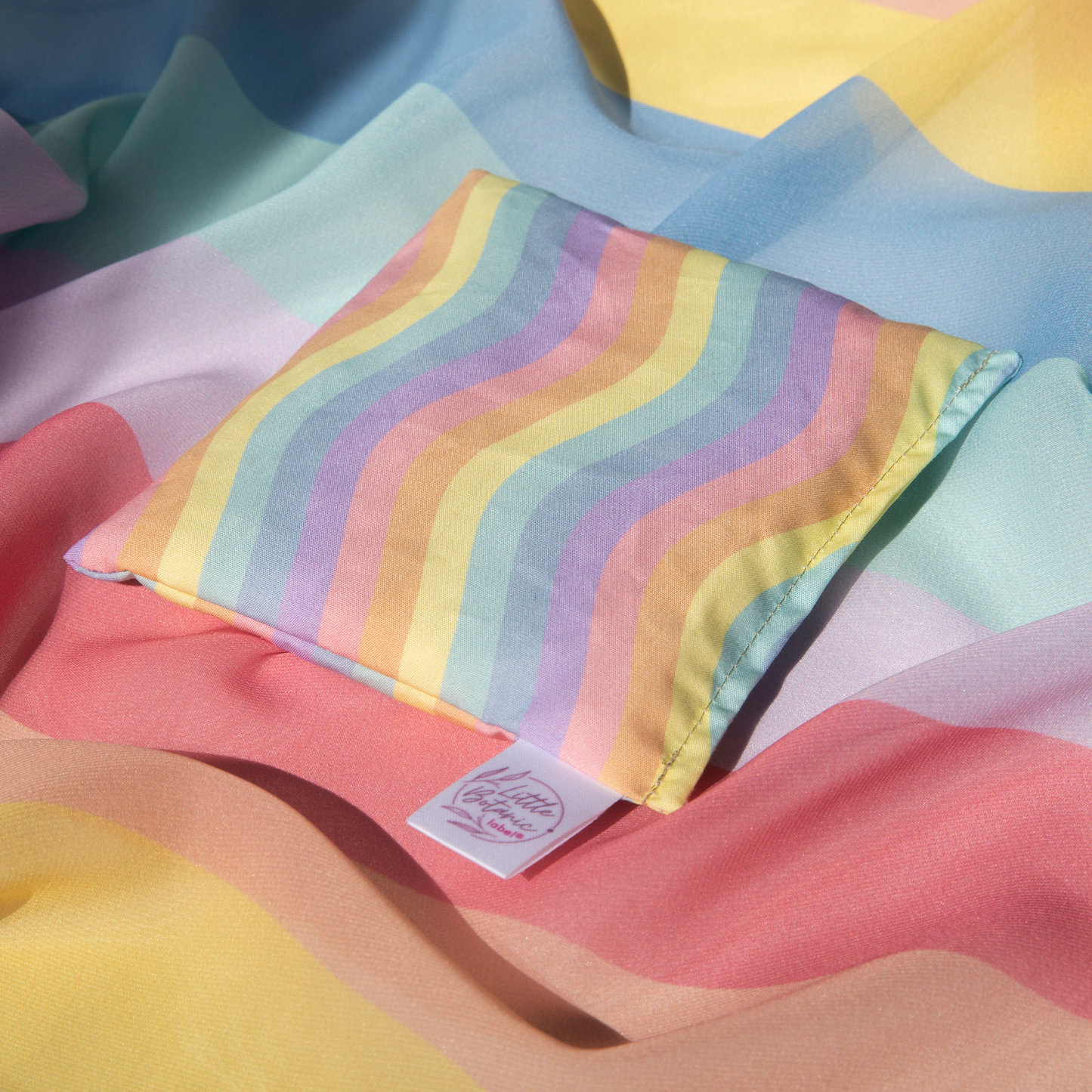 Playcycle speeldoek groot - 95cm - pastel waves