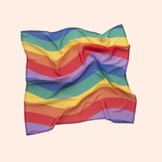 Playcycle speeldoek medium - 65cm - regenbooog waves