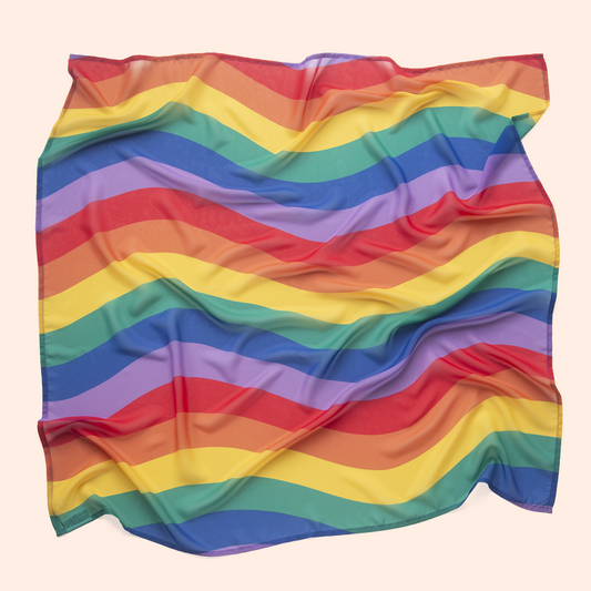 Playcycle speeldoek groot - 95cm - regenboog waves