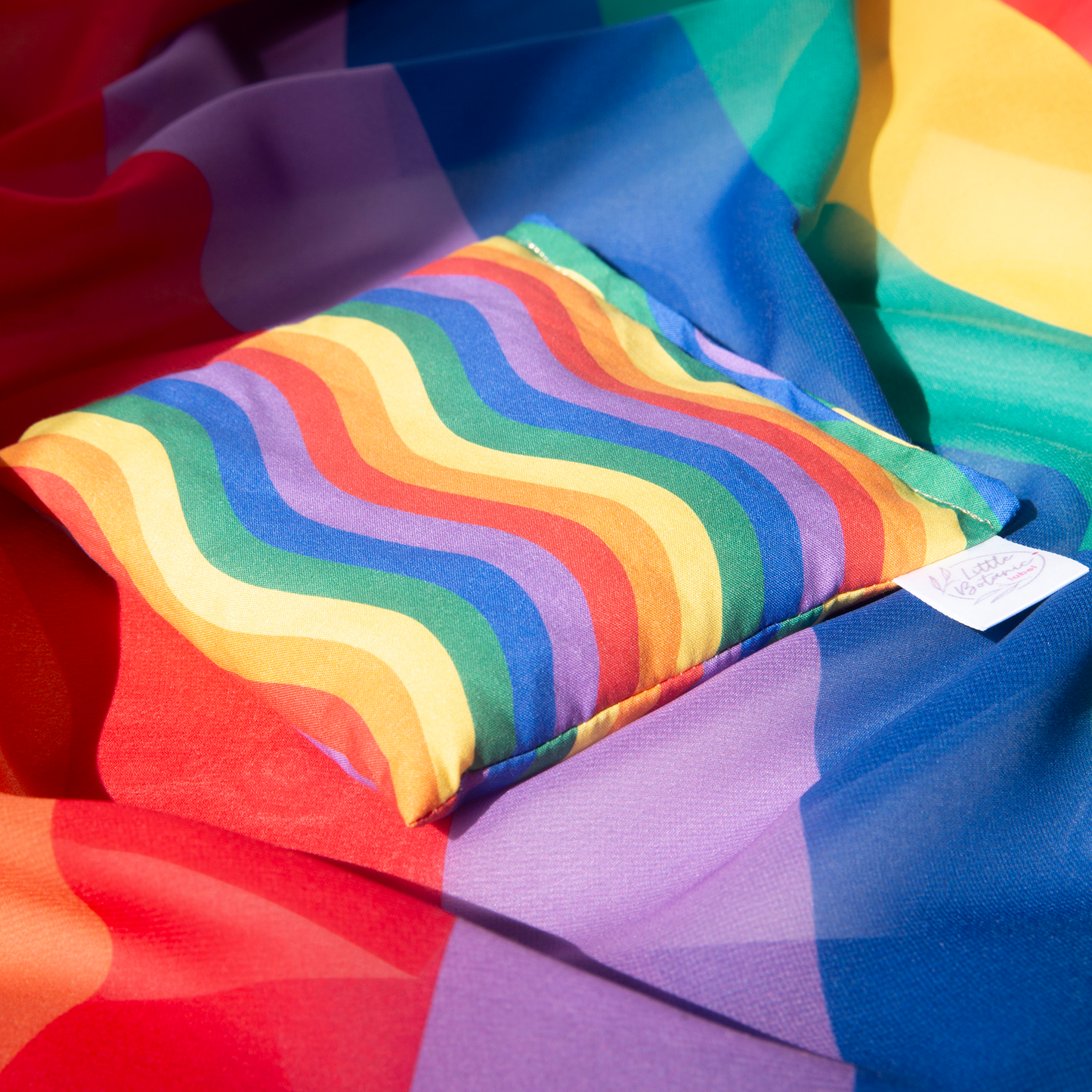 Playcycle speeldoek groot - 95cm - regenboog waves