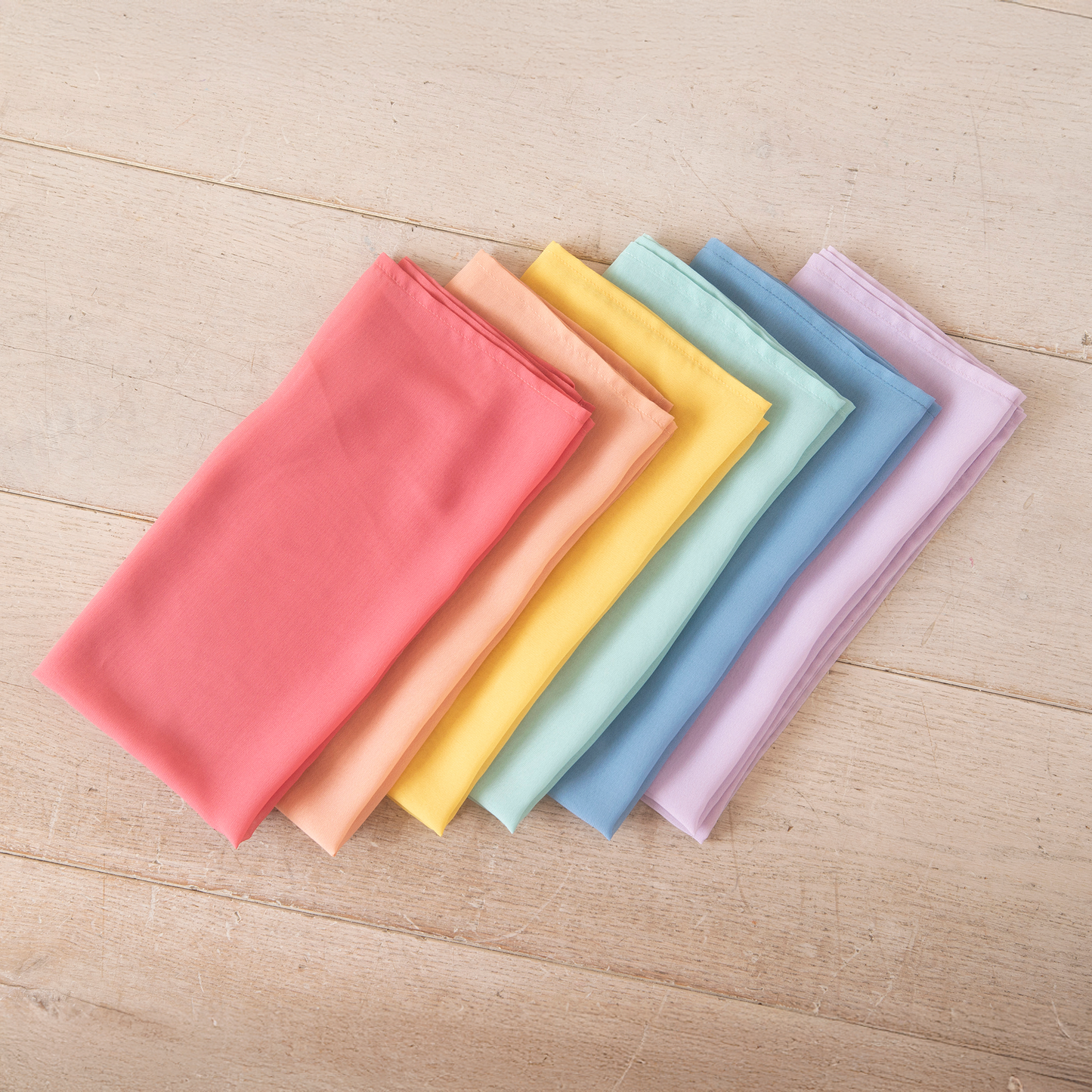Playcycle speeldoeken pastel set 6-delig 65cm