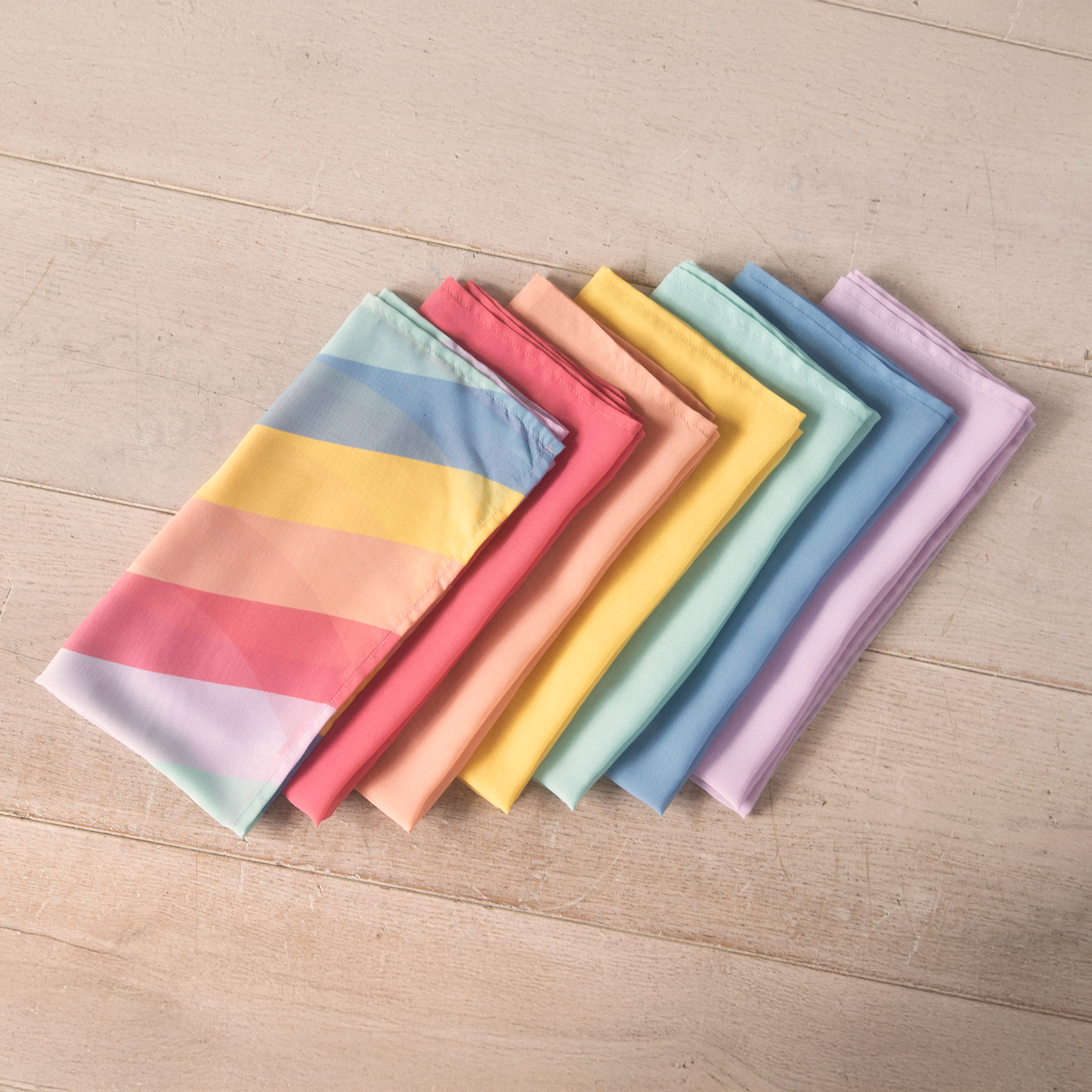 Playcycle speeldoeken pastel set 7-delig 95cm