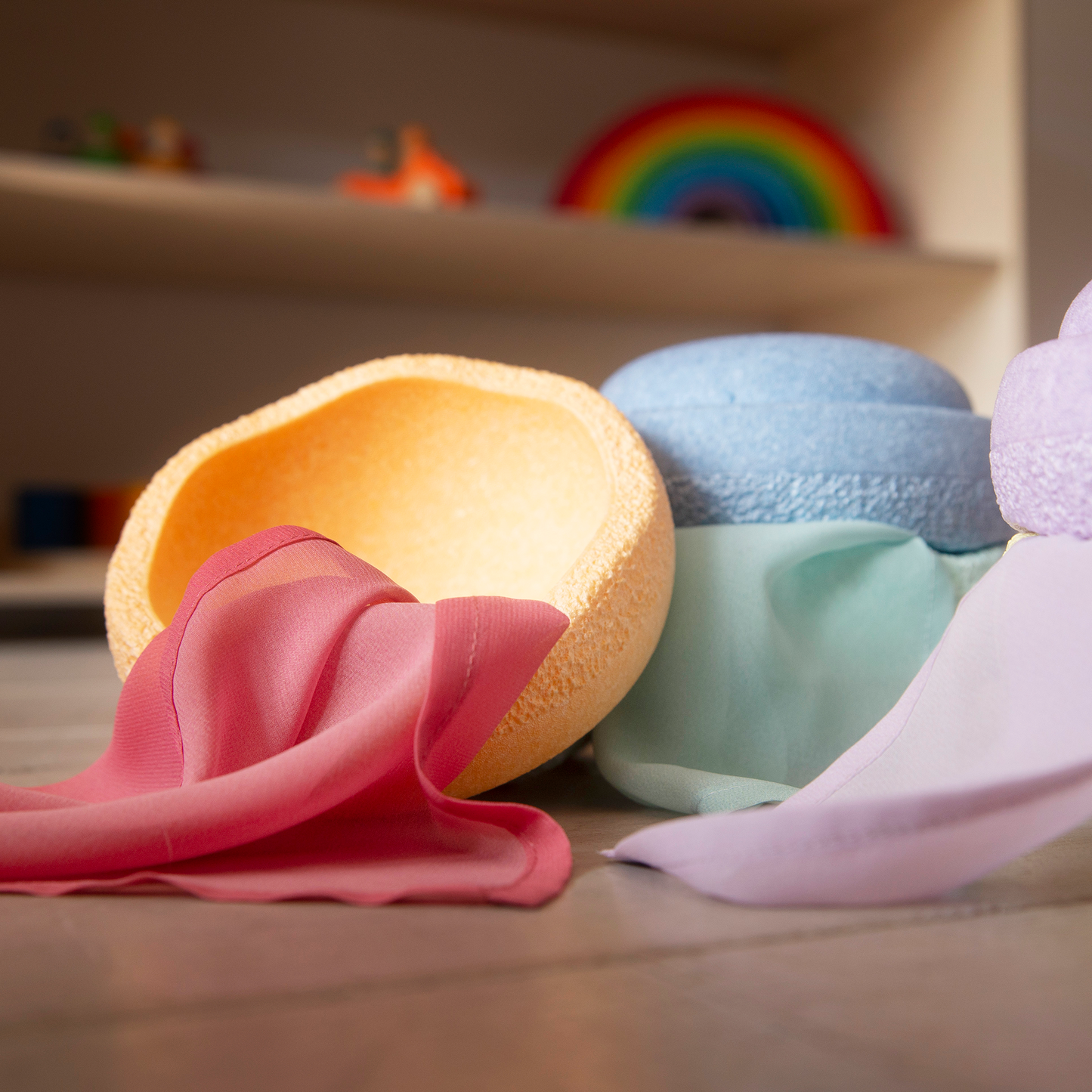 Playcycle speeldoeken pastel set 6-delig 65cm