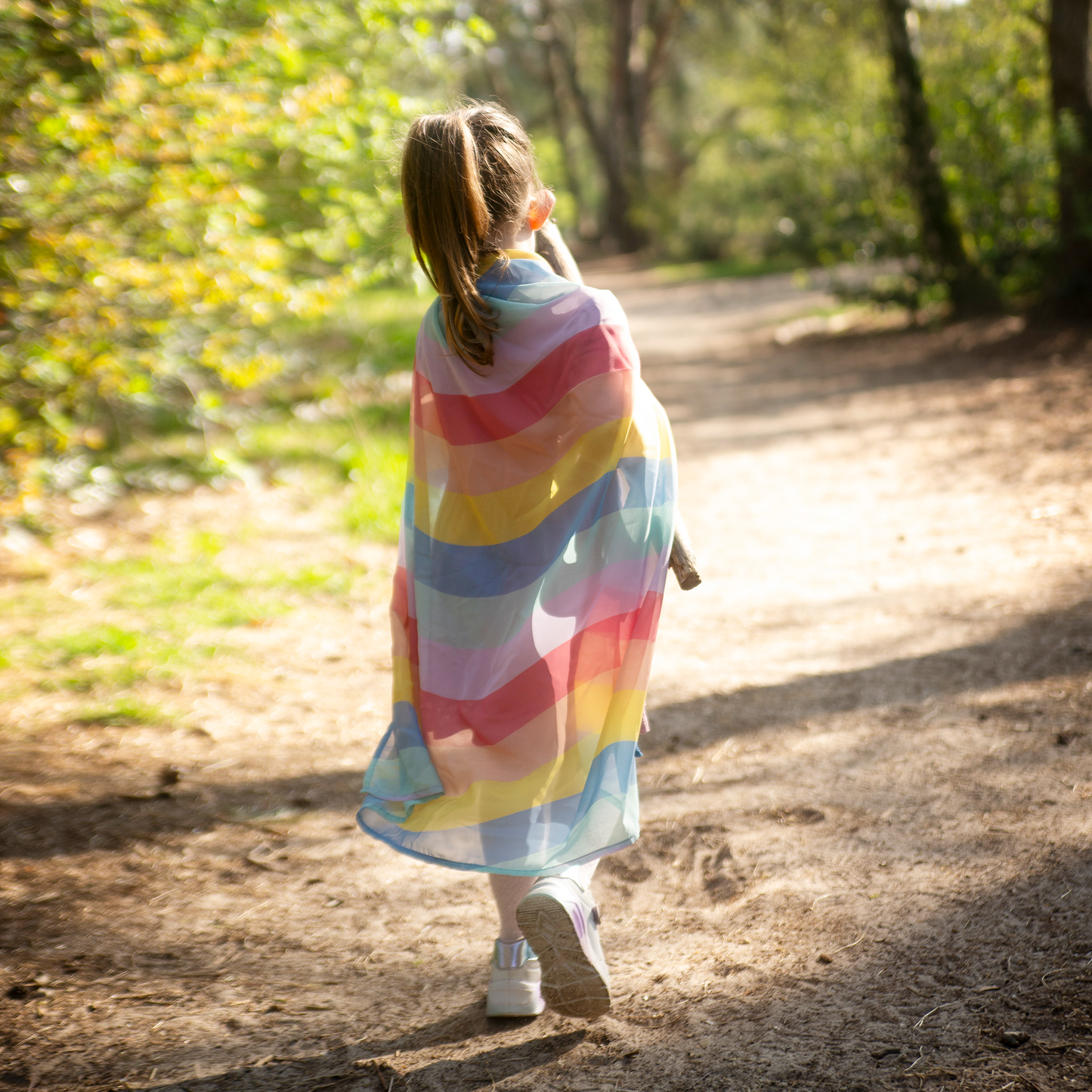 Playcycle speeldoek groot - 95cm - regenboog waves