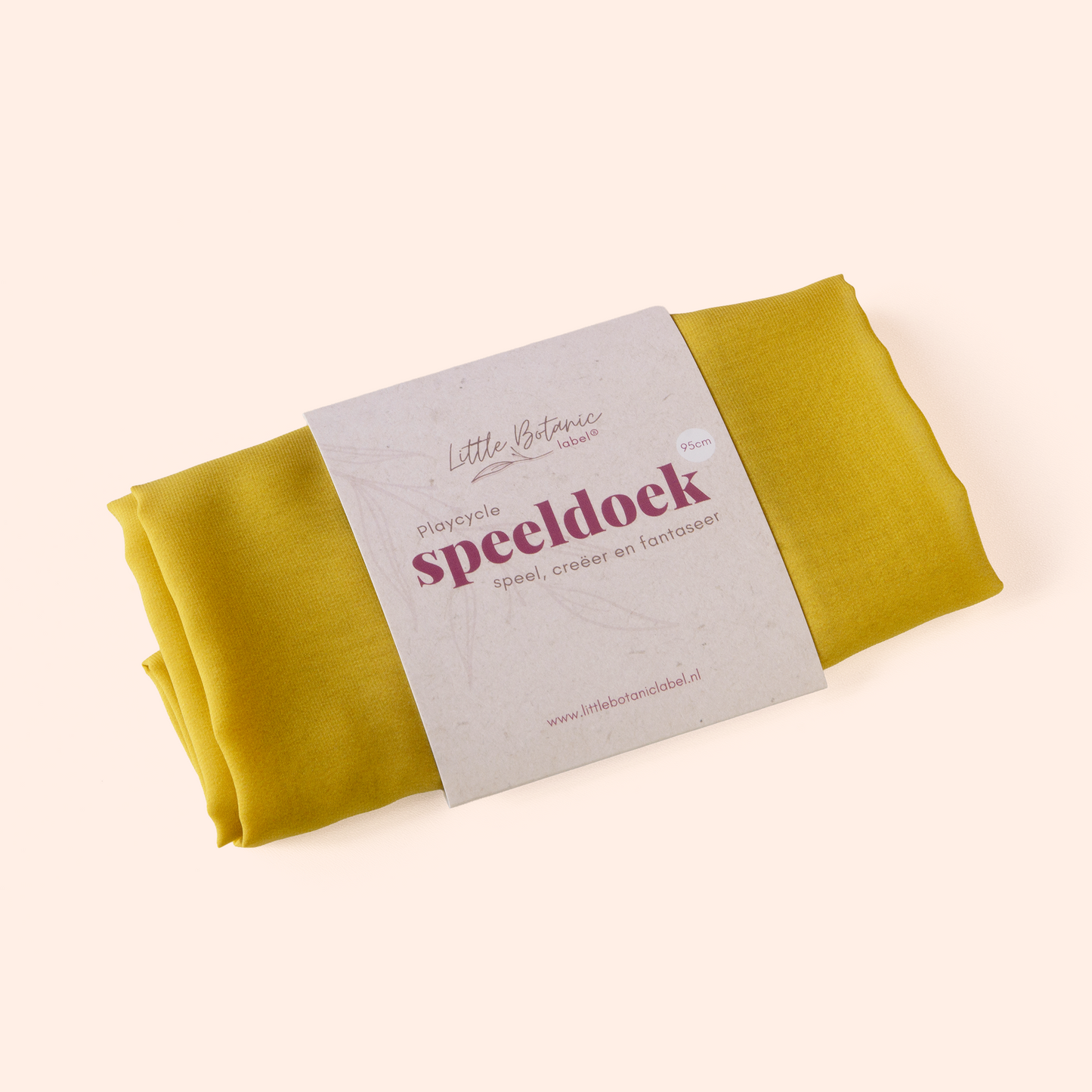 Playcycle speeldoek groot - 95cm - zachtgeel