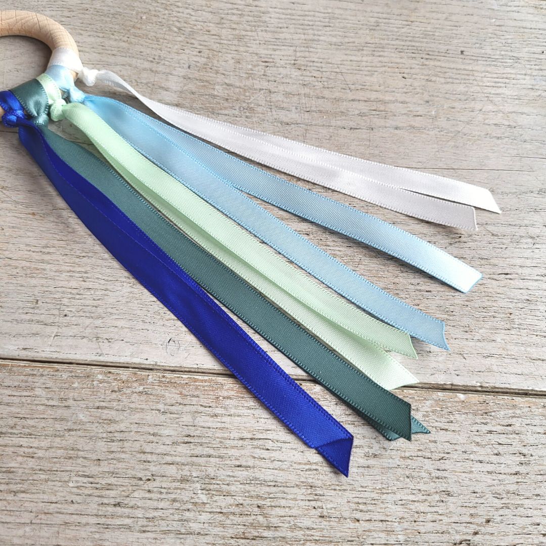 Baby handvlieger groen/blauw