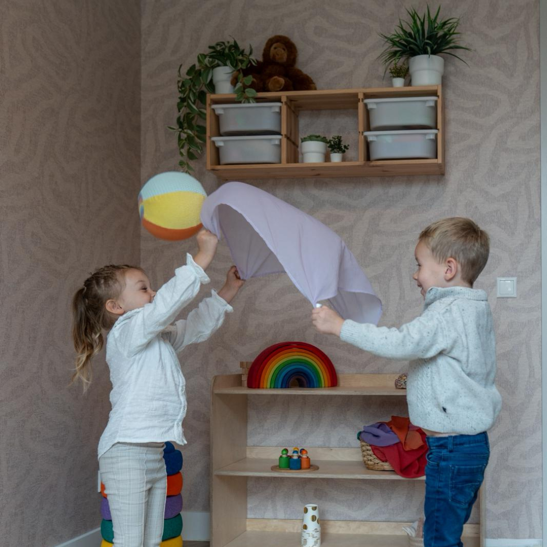 Sensorische Ballonbal set - regenboog & pastel