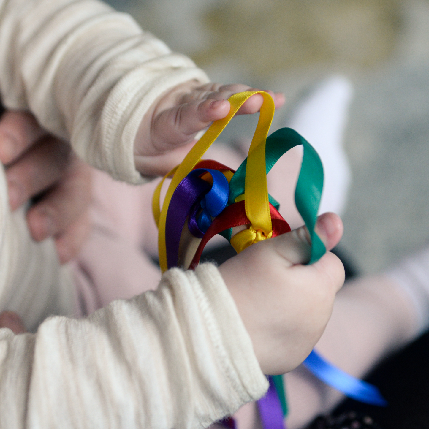 Baby handvlieger naturel