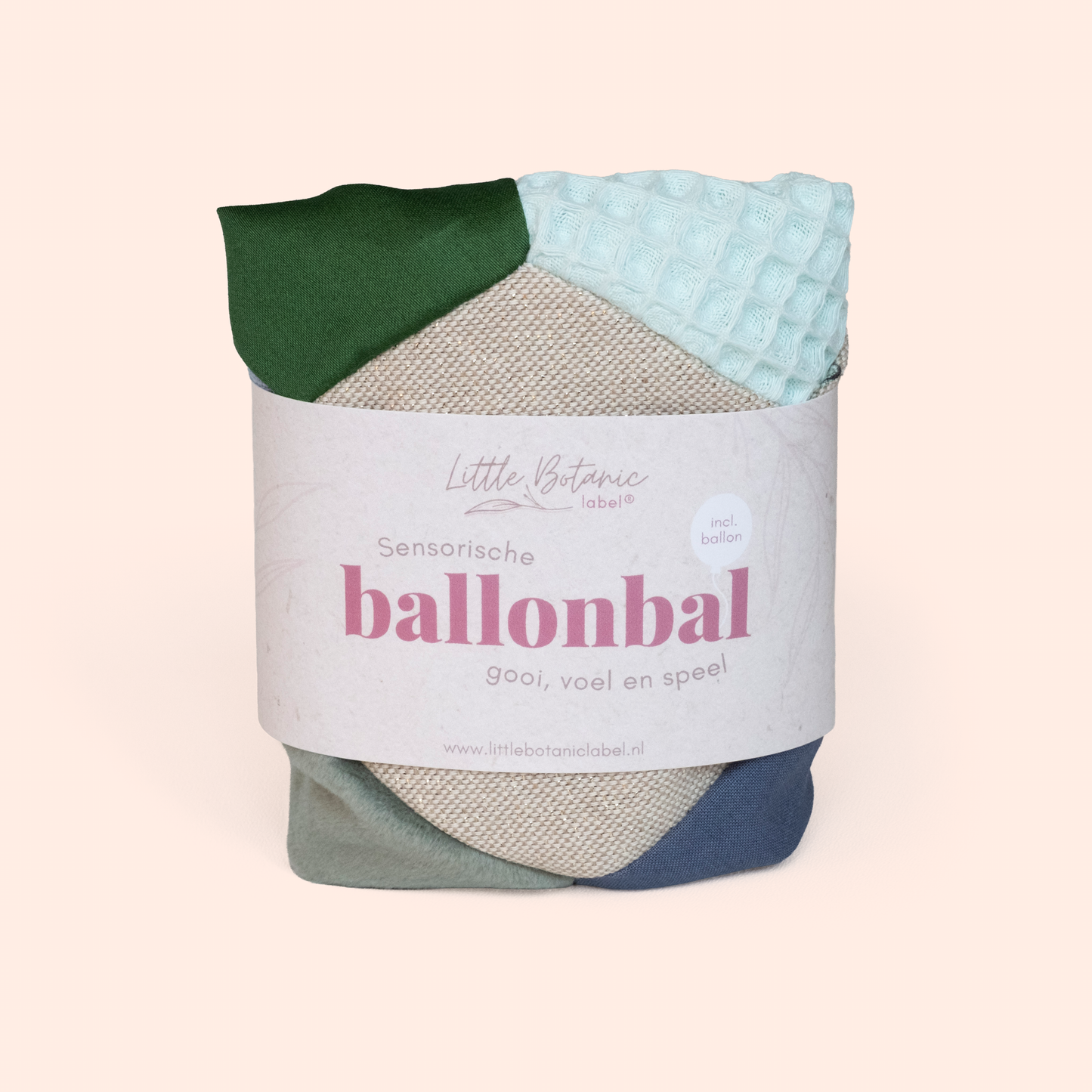 Sensorische ballonbal & pittenzakjes set - Green Jeans
