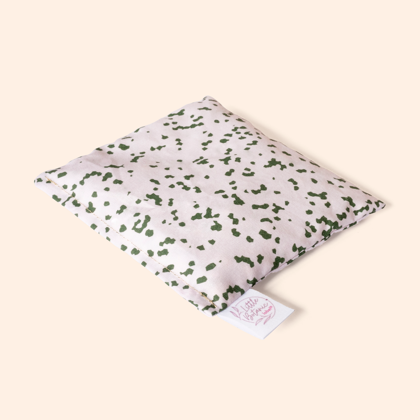 Loose beanbag - Confetti Blush + dark green sprinkles - Christmas special