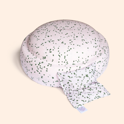 Loose beanbag - Confetti Blush + dark green sprinkles - Christmas special