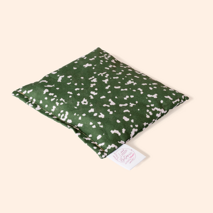 Loose beanbag - Confetti Dark Green + blush sprinkles - Christmas special