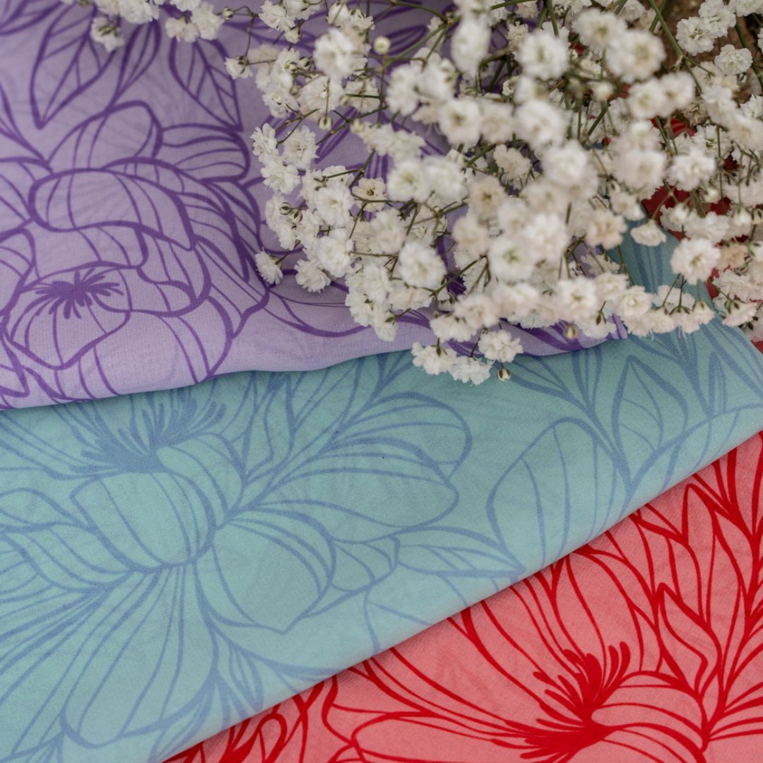 Playcycle speeldoek groot - 95cm - Botanicals Lila