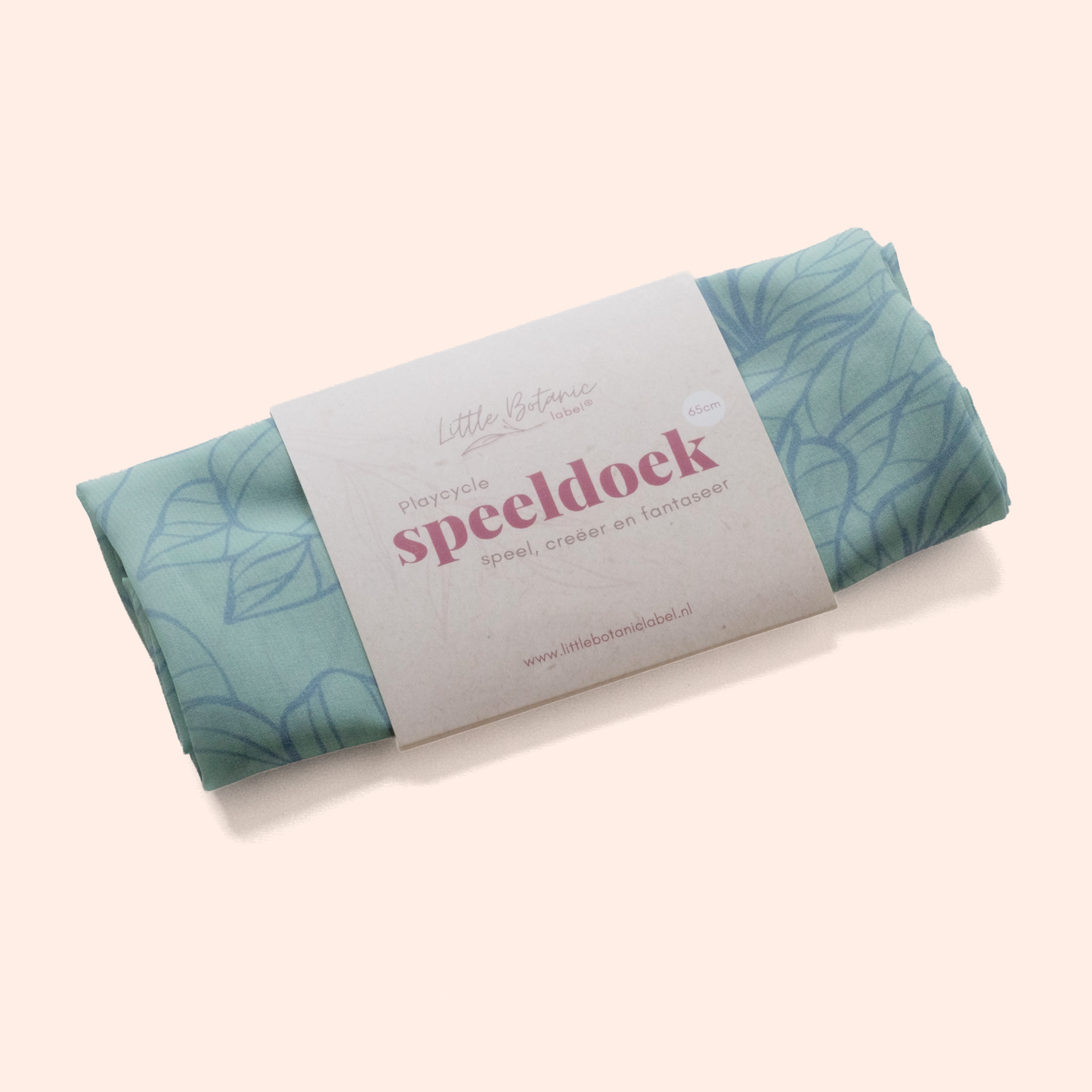 Playcycle speeldoek medium - 65cm - Botanicals Mintgroen