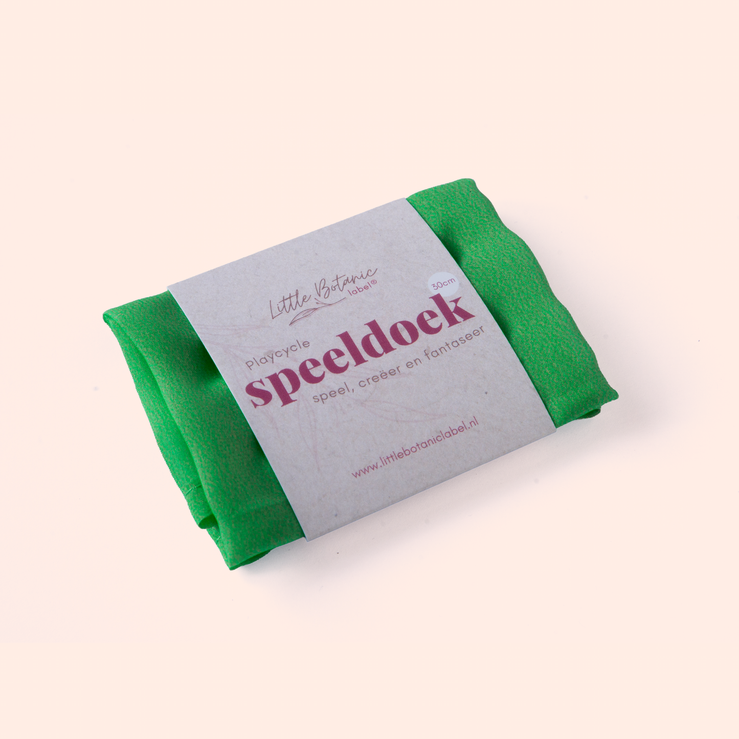 Playcycle speeldoek klein - 30cm - Felgroen