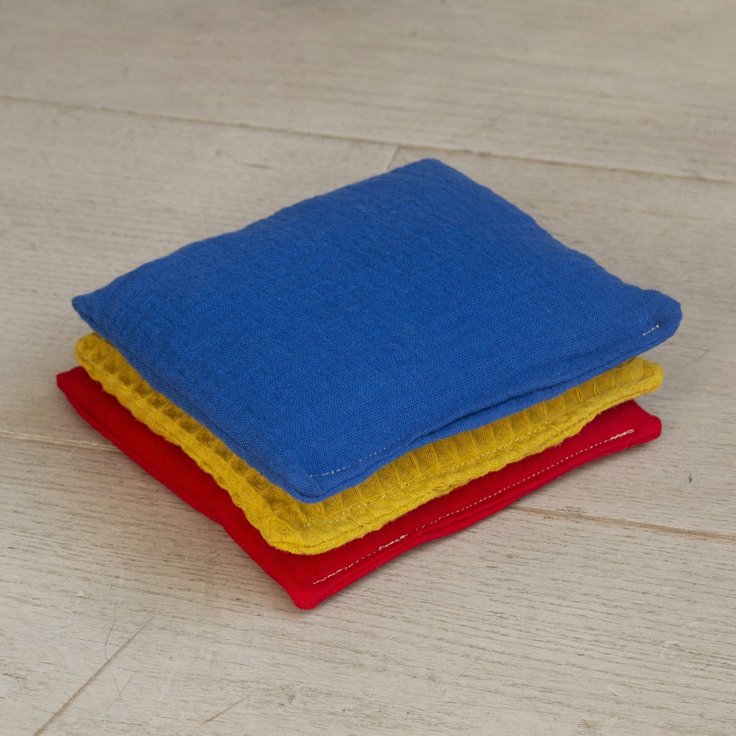 Sensorische pittenzakjes mini - Regenboog - 3 stuks