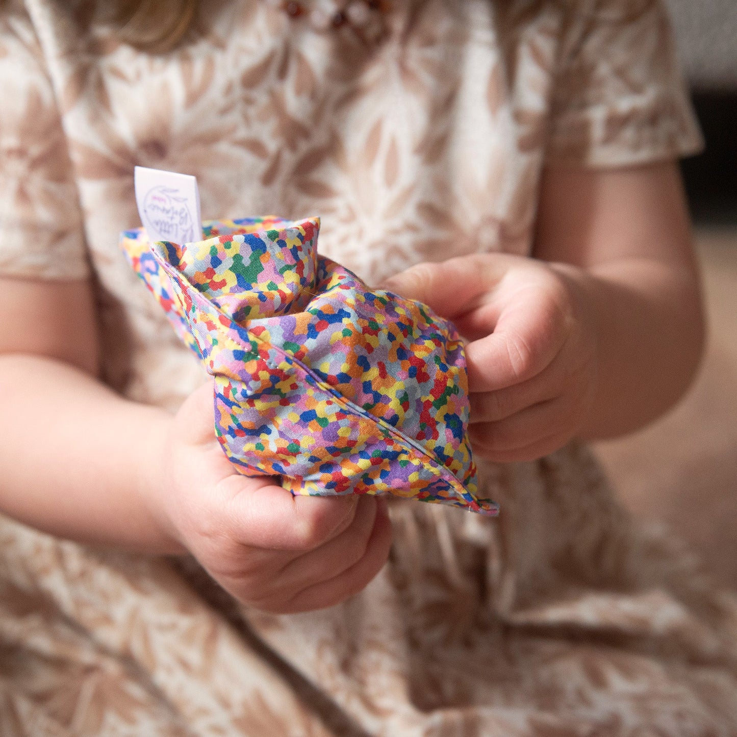Sensorische pittenzakjes - pastel + super confetti - 7 stuks