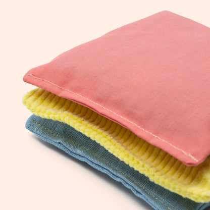 Sensorische pittenzakjes mini - Pastel - 3 stuks