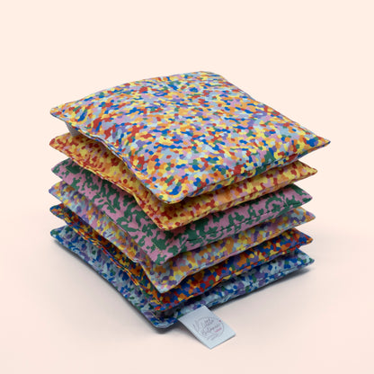 Sensory bean bags - Confetti - 6 pieces