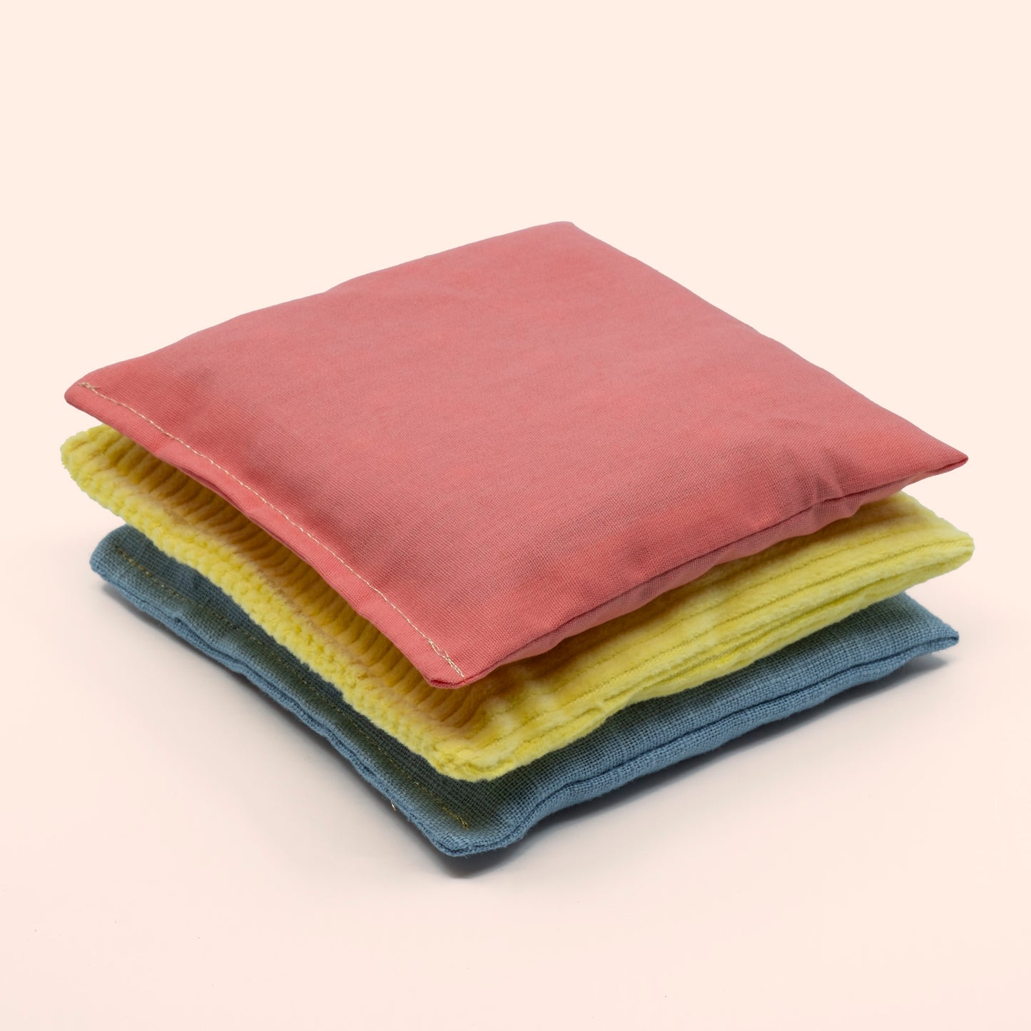 Sensorische pittenzakjes mini - Pastel - 3 stuks