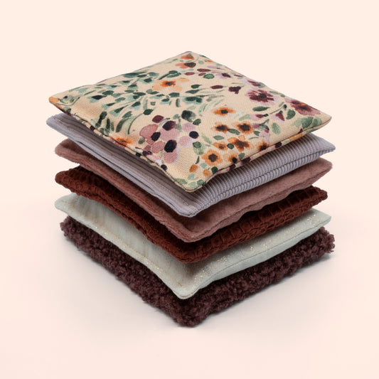 Sensorische pittenzakjes - Rouge - 6 stuks NIEUW!