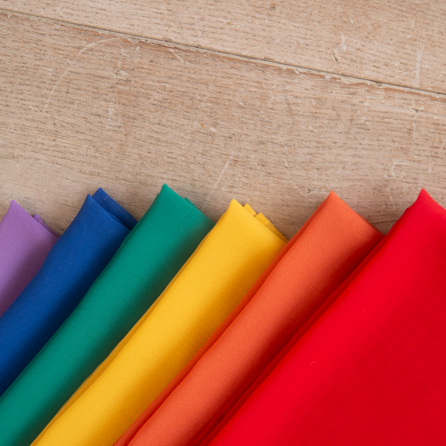 Playcycle speeldoeken regenboog set 6-delig 95cm