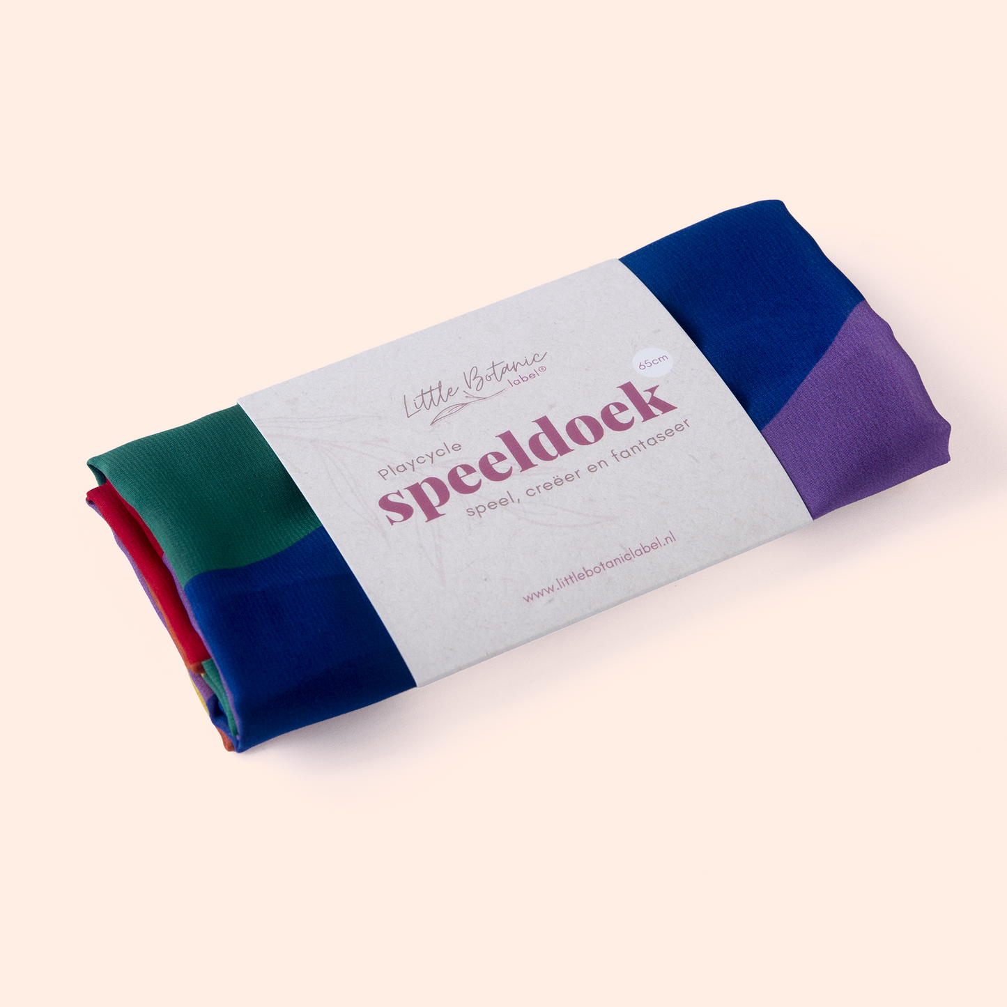 Playcycle speeldoek medium - 65cm - regenbooog waves