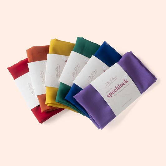 Playcycle speeldoeken regenboog set 6-delig 95cm