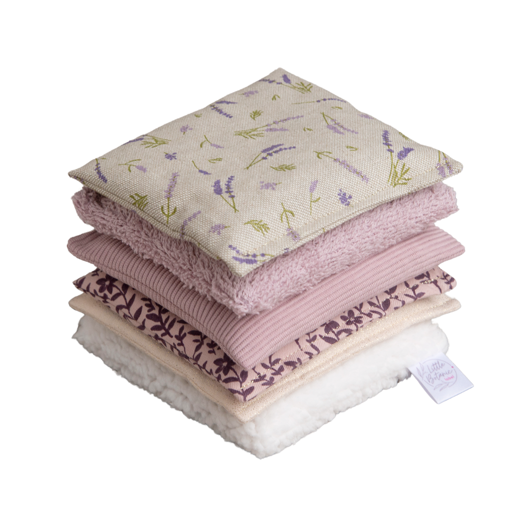 Sensorische pittenzakjes - Mauve - 6 stuks